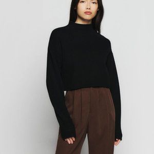 Reformation Cropped Cashmere Turtle